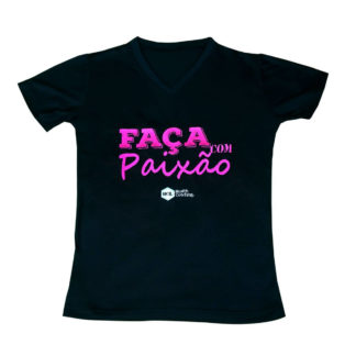 Baby Look Bordada - Faça com paixão